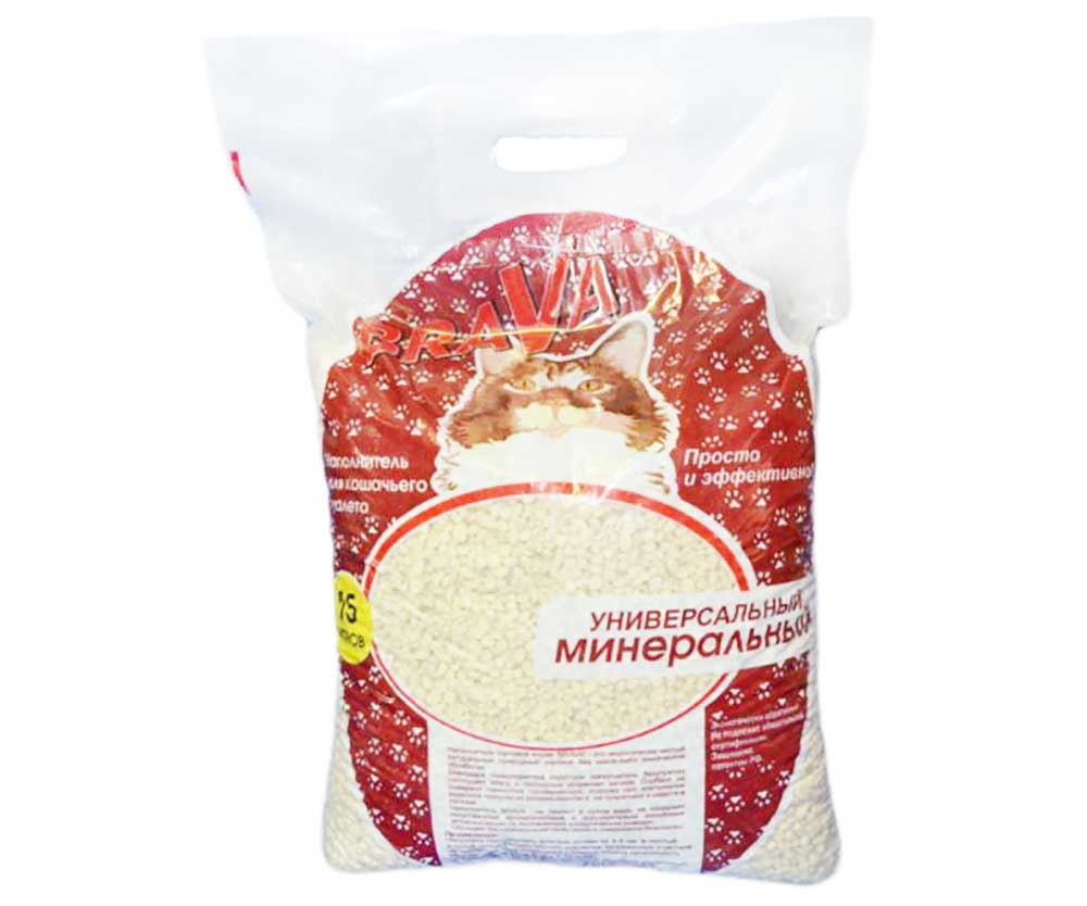 Наполнитель Для Кошачьего Туалета BRAVA (Брава) Универсальный Красный 15л (1*1) 