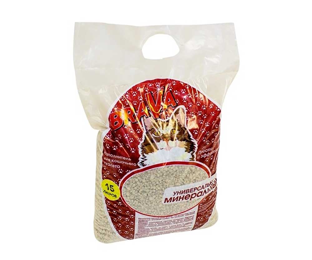 Наполнитель Для Кошачьего Туалета BRAVA (Брава) Универсальный Красный 15л (1*1) 